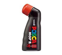 Posca PCM-22 MOP'R Acrylic Paint Marker Pens, Red (4-Pack) | XXL 3-19 mm Tip, For All Surfaces, Water-Based, Eco-Friendly, Biodegradable Packaging