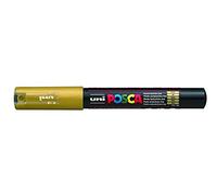 Posca UNI-BALL MARKER PEN PC-1M - GOLD - SINGLE PEN