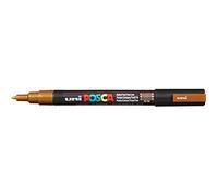 Posca UNI-BALL MARKER PEN PC-3M - BRONZE - SINGLE PEN