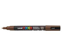 Posca UNI-BALL MARKER PEN PC-3M - BROWN - SINGLE PEN