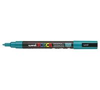 Posca UNI-BALL MARKER PEN PC-3M - EMERALD GREEN - SINGLE PEN