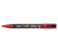 Posca UNI-BALL MARKER PEN PC-3M - RED - SINGLE PEN