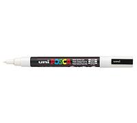 Posca UNI-BALL MARKER PEN PC-3M - WHITE - SINGLE PEN
