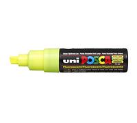 Posca UNI-BALL MARKER PEN PC-8K FLUORESCENT YELLOW - SINGLE PEN