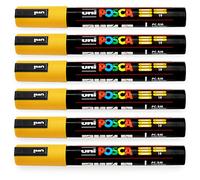 Posca Uni-Ball PC-5M Paint Marker Art Pens - 1.8-2.5mm - Ochre - Pack of 14