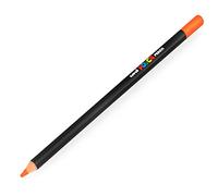 Posca Uni Coloured Pencil - Professional Oil and Wax Colouring Pencil - KPE-200 - Bright Yellow (3) - Single