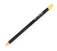 Posca Uni Coloured Pencil - Professional Oil and Wax Colouring Pencil - KPE-200 - Lemon Yellow (28) - Single