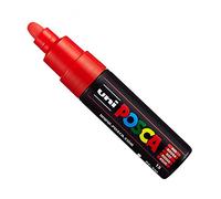 Posca Uni PC-7M Paint Marker Art Pens - Large Bullet Nib 4.5-5.5mm - 15 Colours - New for 2017 - Red