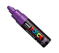 Posca Uni PC-7M Paint Marker Art Pens - Large Bullet Nib 4.5-5.5mm - 15 Colours - New for 2017 - Violet