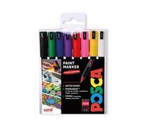 Posca Uni Posca PC-1MR Paint Marker Fine Assorted 153544841 Pack 8