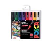 Posca Uni Pc-5M Assorted Paint Marker (Pack Of 8) - 153544843