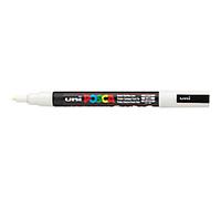 Uni : Posca Marker : PC-3M : Fine Bullet Tip : 0.9 - 1.3mm : White