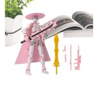 Poseable Figure Set - Jointed Character Toys Collection, Motion Model Pack, Miniature Action Sculpture System, Display Figurine Kit, Creative Play Item | Animation Film Poseable for Children Adults