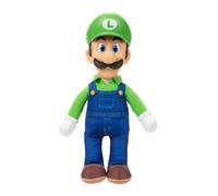 The Super Mario Bros Movie 2023 Luigi Poseable Plush 14" Tall New Kids Toy 3+