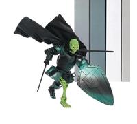 Poseable Robot Model Medieval Skeleton Knight Action Figure Action Figures Cool Design 360° Movable Articulated Toys ABS Material Desktop Decoration Gift For Collectors