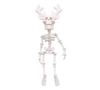 Poseable Skeleton Fridge Magnet, 3D Printed Articulated Skeleton, Mini Magnetic Skeleton with Movable Joints, Interesting Multi-Color Human Skull Magnetic for Halloween Refrigerator Locker Decor