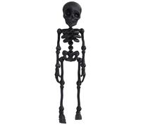 Poseable Skeleton Fridge Magnet, 3D Printed Articulated Skeleton, Mini Magnetic Skeleton with Movable Joints, Interesting Multi-Color Human Skull Magnetic Decorations for Halloween (1PC - M)