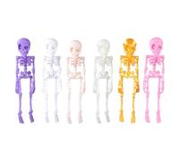 Poseable Stereoscopic Published Skeleton Collection for Kids Science Education Attractive Refrigerator Deck Halloween Role Playing Activity Halloween Acting Addons