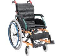 POSEDWRA Wheelchair Multifunctional Folding Portable Ultra Light Narrow Small Rehabilitation Handcart Commuting Car