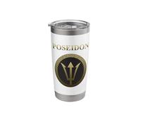 Poseidon Ancient Gr od Trident Stainless Steel Insulated Tumbler
