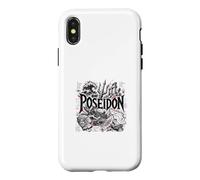 Poseidon Ancient Sea God Mythology Scene Case for iPhone X/XS