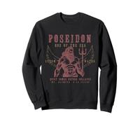Poseidon Distressed Band Greek Mythology Ancient Greece Myth Sweatshirt