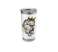 Poseidon God Mandala King Crown Stainless Steel Insulated Tumbler