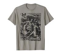Poseidon god of the sea Trident Greek Mythology vintage gift T-Shirt