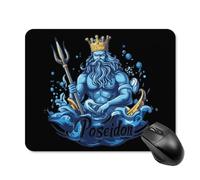 Poseidon-Gr od Non-Slip Square Mouse Pad Rubber Base
