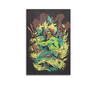 Poseidon Greek God Poster Poster Decorative Painting Canvas Wall Posters And Art Picture Print Modern Family Bedroom Decor Posters 08x12inch(20x30cm)