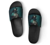 Poseidon Gr od Slip On Slippers Bath Pool Shower Slide Sandals House Shoes Unisex