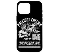 Poseidon Greek God Surfer Surfing Waves Streetwear Case for iPhone 16 Pro Max