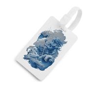 Poseidon-Gr od Travel Luggage Tags for Suitcases Leather