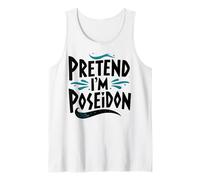 Poseidon Greek Mythology Ancient Greek God Greek Mythologist Tank Top