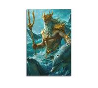 Poseidon in Greek Mythology Poster Poster Decorative Painting Canvas Wall Posters And Art Picture Print Modern Family Bedroom Decor Posters 20x30inch(50x75cm)