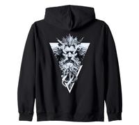 Poseidon King of the Sea Zip Hoodie