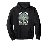 Poseidon Master of the Tides Mythology Ocean Design Pullover Hoodie