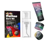 POSEIDON Tattoo Aftercare Kit - 3-in-1 Set with Refreshing Citrus Scent for Quick Healing & Color Protection (Tattoo Soap, Balm, Lotion)