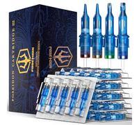 Poseidon V3 Tattoo Cartridge Needles 50PCS Mixed Size Steriled Needles with Membrane Safety Cartridges-1203RL,1205RL,1207RL,1209RL,1207RM,1209RM,1205RS,1207RS,1209RS,1207M1