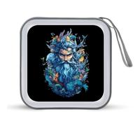PoseidonGod Funny CD Case 40 Capacity DVD Holder Portable Storage Disc Binder Wallet for Car Home Travel
