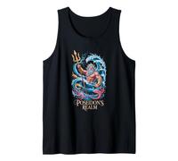 Poseidon's Realm Greek Sea God Ocean Power Tank Top