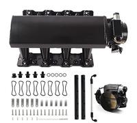 POSENG Intake Manifold Compatible with Chevy 4.8 5.3 6.0 6.2 LS LS1 LS2 LS6 with 102mm Throttle Body Kits