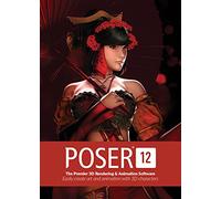 Poser 12 | The Premier 3D Rendering & Animation Software for PC and Mac OS | Easily create art and animation with 3D characters [Keycard]