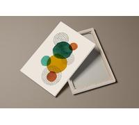 Posh Ad - 3 PCS Canvas Painting, 30cm x 40cm, 100% Cotton Canvas, Handcrafted Wall Art for Modern Home Decor, Vibrant Colors & Detailed Design (Canvas, 30x40, GEOMETRY)