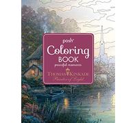 Posh Adult Coloring Book: Thomas Kinkade Peaceful Moments (Posh Coloring Books)