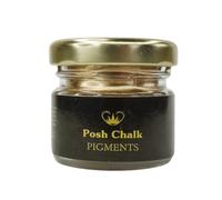 Posh Chalk PC0204 Pigment Powder- Pale Gold 30ml - Vibrant Color Mix - DIY Craft, Upcycling, Art - Wood, Glass, Metal, Fabric - Indoor + Outdoor Use - High Coverage - Customizable