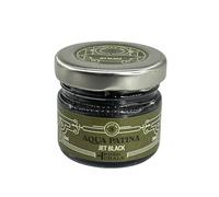 Posh Chalk PC0407 Aqua Patina - Jet Black 30ml - Water-Based Gilding Wax - Vibrant + Deep Color - Bright + Shiny FInish - DIY Craft Upcycling Furniture Paint - Indoor + Outdoor Use