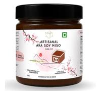 Posh Flavors Dark Soy Aka Miso Paste | Authentic Japanese | Formulated & Made Under Japanese Guidance | Contains Live Koji Probiotics | No Preservatives | 100% Natural (Aka Miso, 200 Grams)