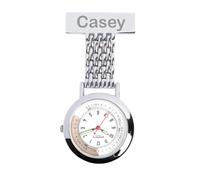 Posh Latitude Personalised Nurse's Fob Watch for Women and Men - Custom Laser Engraved Nurse Watch Gift for Woman - Quartz Movement with Analogue Display - Perfect Gifts for Medical Professionals