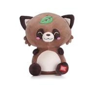 Posh Paws 49402T Kawaii Kuties 9.5" (24cm) Mika The Tanuki Dog Soft Plush Toy, Brown